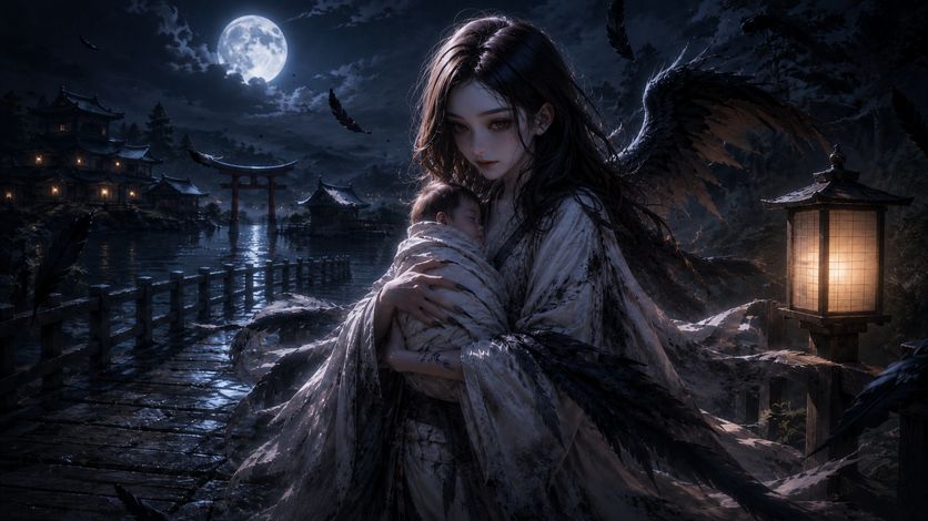 姑獲鳥|赤子を抱いて現れる産女の妖怪 - 特徴・由来・出現場所・危険度