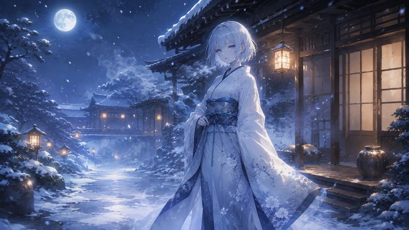 雪女｜雪の夜に現れる美しい女性の妖怪 - 特徴・由来・出現場所・危険度を紹介