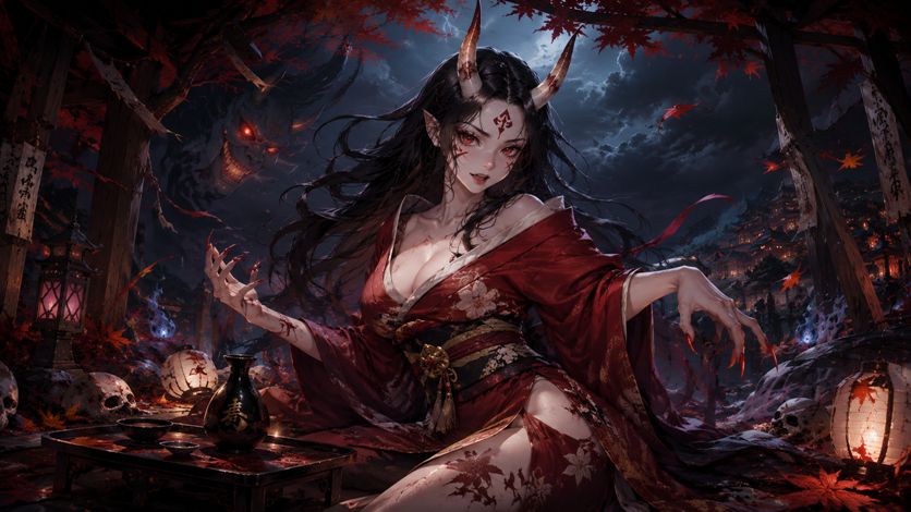 鬼女紅葉の特徴