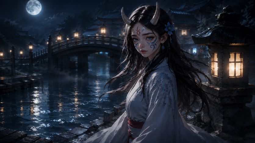 橋姫｜宇治橋に伝わる嫉妬と祈りの妖怪 - 特徴・由来・出現場所・危険度