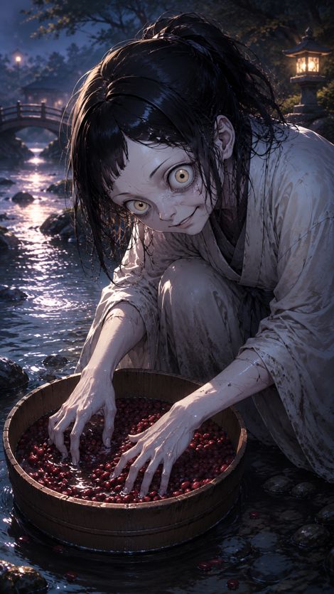 小豆洗いの怪異譚