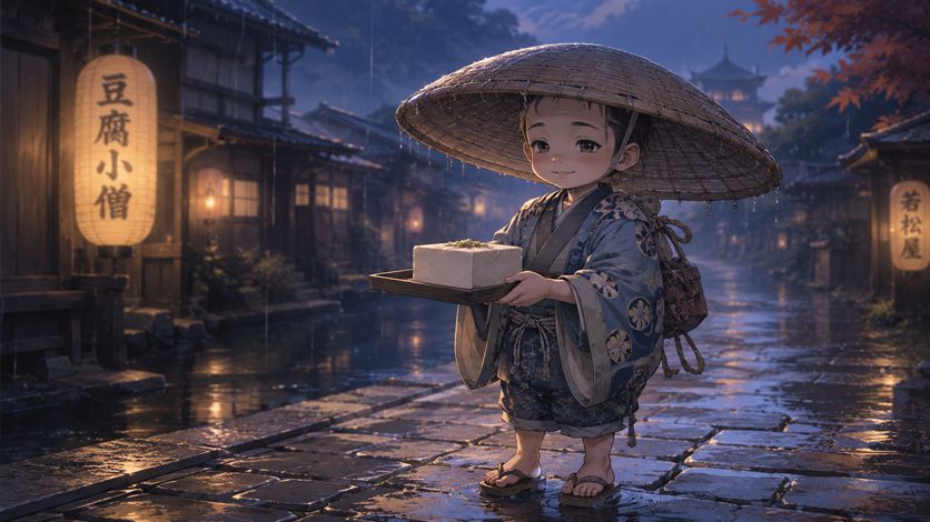 豆腐小僧｜豆腐を持って雨の夕暮れに現れる江戸の妖怪 - 特徴・由来・危険度