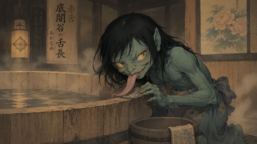 垢嘗｜風呂場の垢を舐める日本の妖怪 – 特徴・出現場所・危険度