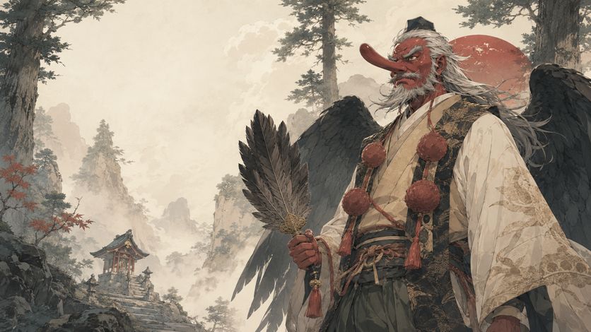 天狗｜山に現れる神格化された妖怪 – 特徴・出現場所・危険度