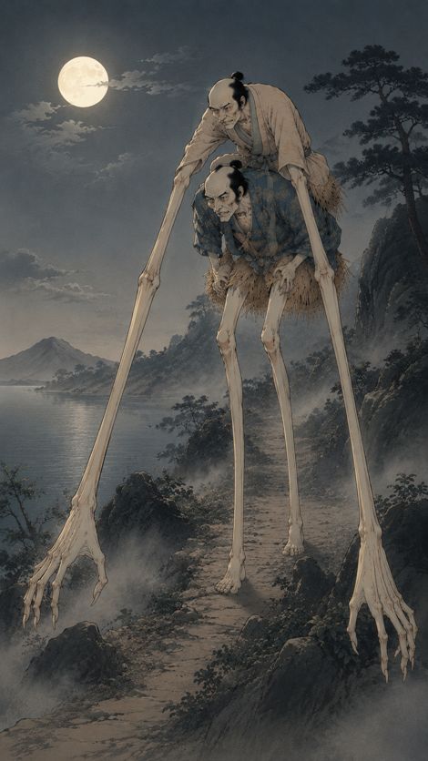 手長足長の怪異譚
